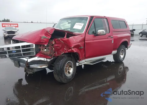 1992 Ford F150 из США, поврежденный, VIN 1FTEF14H0NKB65245